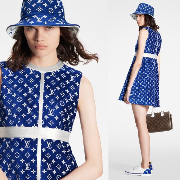 Louis Vuitton LV Match Reversible Bucket Hat NEW - Picture 1 of 12
